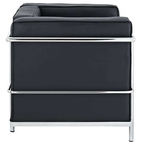 Modway Charles Petite Leather Armchair