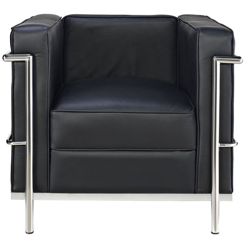 Modway Charles Petite Leather Armchair