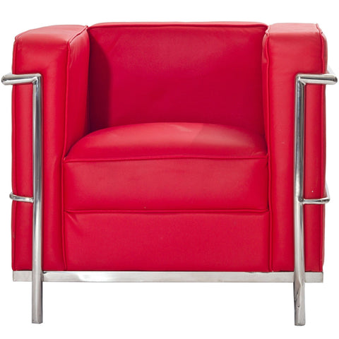 Modway Charles Petite Leather Armchair