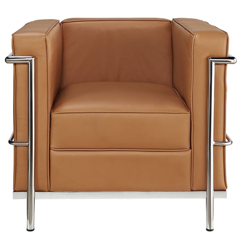 Modway Charles Petite Leather Armchair
