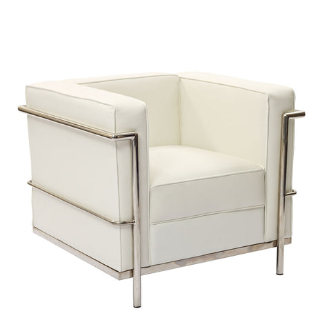 Modway Charles Petite Leather Armchair