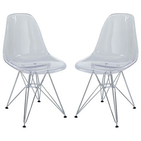 Modway Paris Dining Side Chair Set of 2