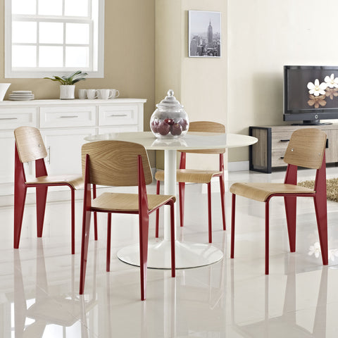 Modway Cabin Dining Side Chair Set of 4