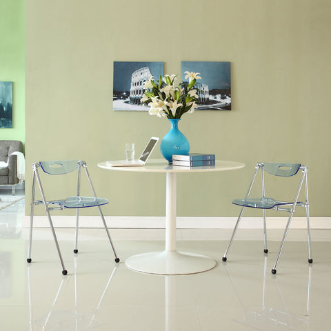 Modway Telescope Folding Chair Set of 2