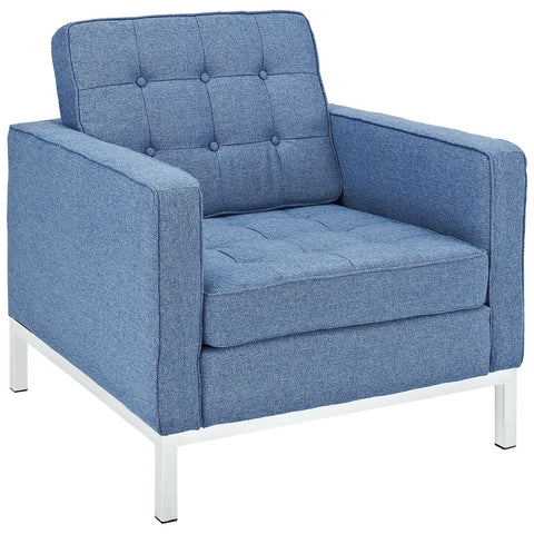 Modway Loft Armchair Wool Set of 2