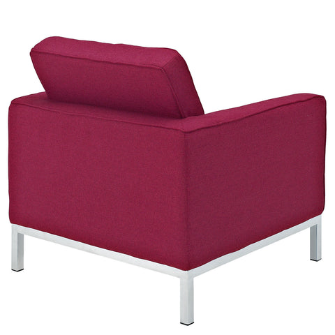 Modway Loft Armchair Wool Set of 2
