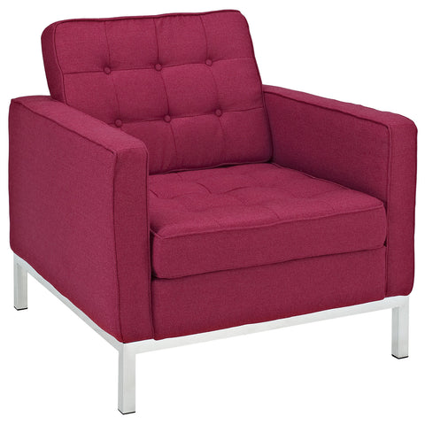 Modway Loft Armchair and Loveseat 2 Piece Set