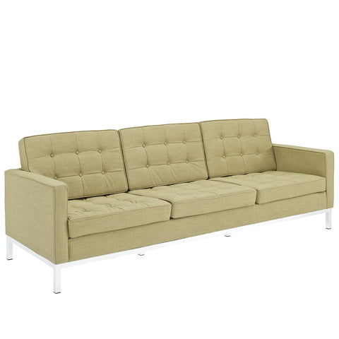 Modway Loft Armchair and Sofa Wool Set of 2