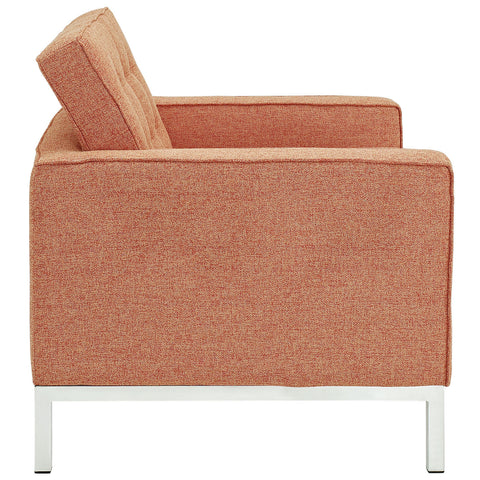 Modway Loft Armchair Loveseat and Sofa Set of 3