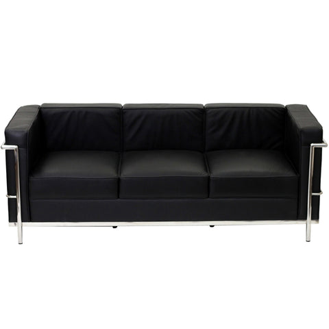 Modway Charles Petite Leather Sofa