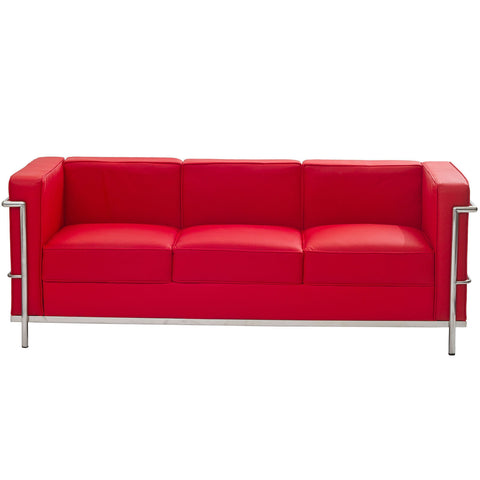 Modway Charles Petite Leather Sofa