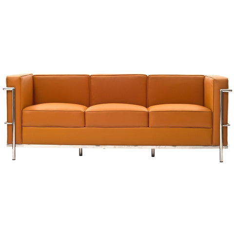 Modway Charles Petite Leather Sofa