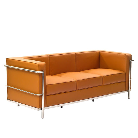 Modway Charles Petite Leather Sofa