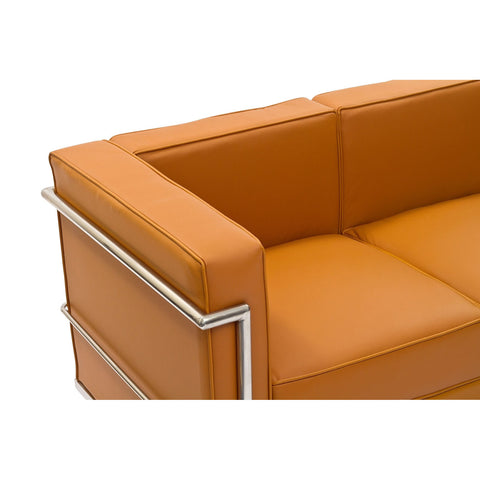 Modway Charles Petite Leather Sofa