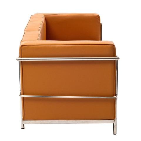 Modway Charles Petite Leather Sofa