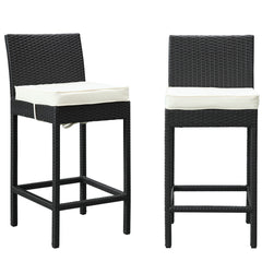 Modway Lift Bar Stool Outdoor Patio Set of 2