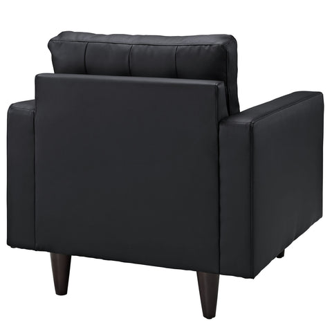 Modway Empress Armchair Leather Set of 2