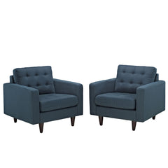 Modway Empress Armchair Upholstered Set of 2
