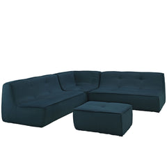 Modway Align 4 Piece Upholstered Sectional Sofa Set