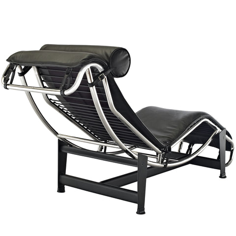 Modway Charles Grande Armchair Leather Chaise