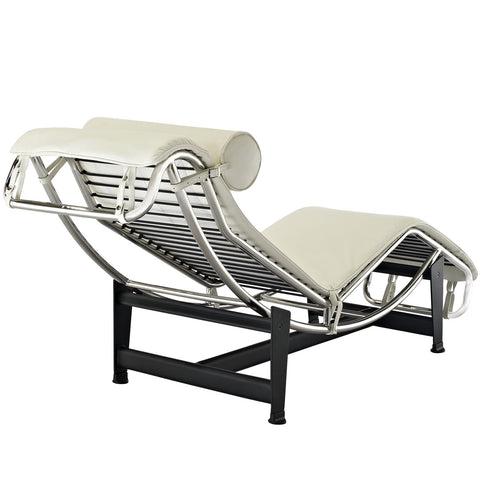 Modway Charles Grande Armchair Leather Chaise