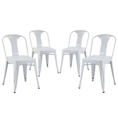 Modway Reception Dining Side Chair Set of 4