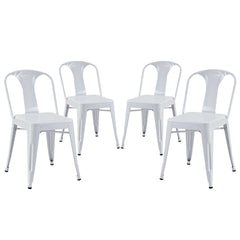 Modway Reception Dining Side Chair Set of 4