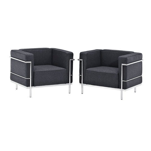 Modway Charles Grande Armchair Set of 2