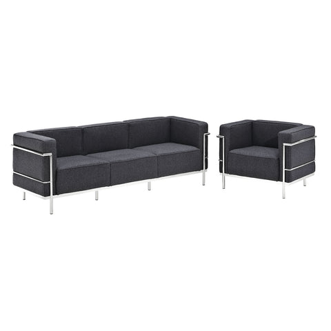 Modway Charles Armchair and Sofa Set of 2