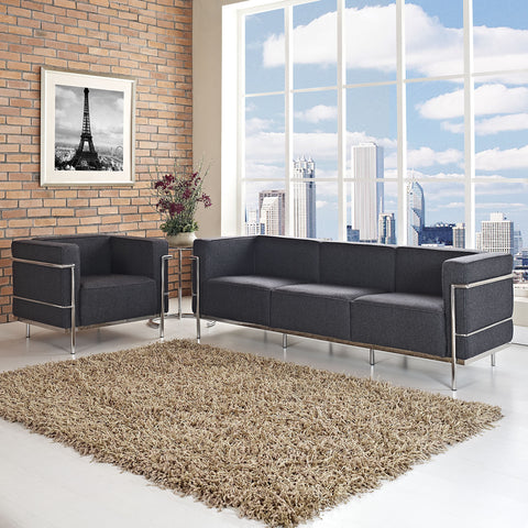 Modway Charles Armchair and Sofa Set of 2