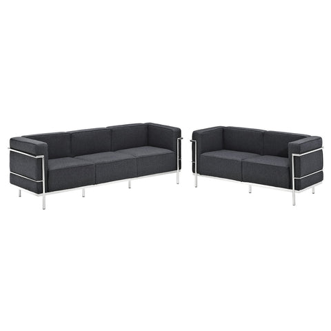 Modway Charles Loveseat and Sofa Set of 2