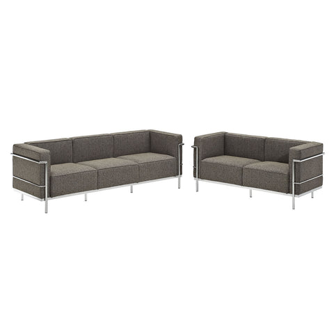 Modway Charles Loveseat and Sofa Set of 2