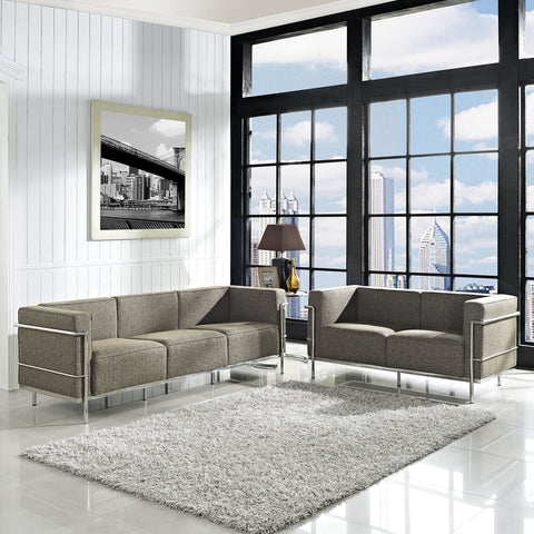 Modway Charles Loveseat and Sofa Set of 2