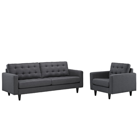 Modway Empress Armchair and Sofa Set of 2