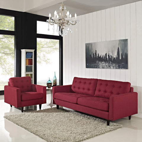 Modway Empress Armchair and Sofa Set of 2