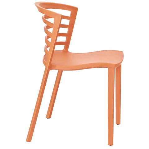 Modway Curvy Dining Chairs Set of 4