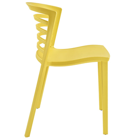 Modway Curvy Dining Chairs Set of 4
