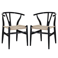 Modway Amish Dining Armchair Set of 2