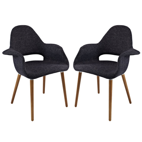 Modway Taupe Dining Armchair Set of 2