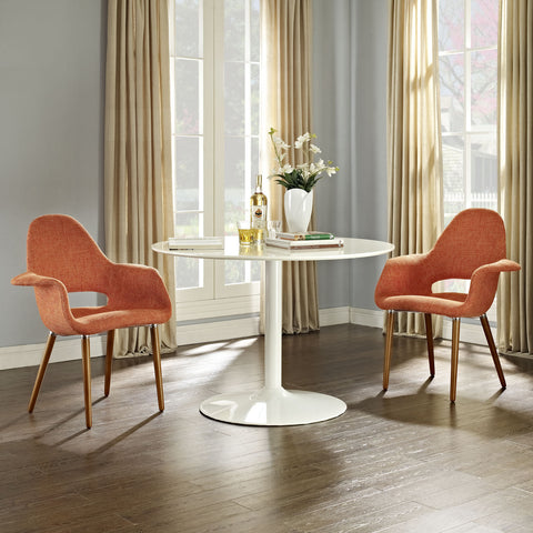 Modway Taupe Dining Armchair Set of 2
