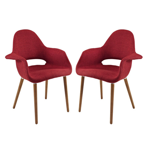 Modway Taupe Dining Armchair Set of 2