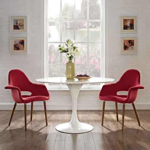 Modway Taupe Dining Armchair Set of 2