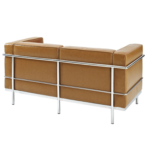 Modway Charles Grande Leather Sofa and  Loveseat Set Of 2