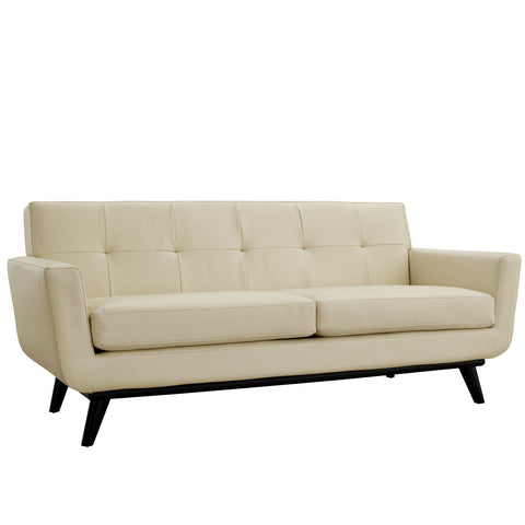 Modway Engage Leather Loveseat