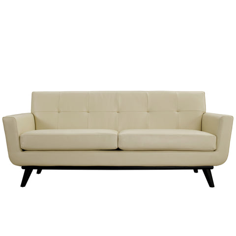 Modway Engage Leather Loveseat