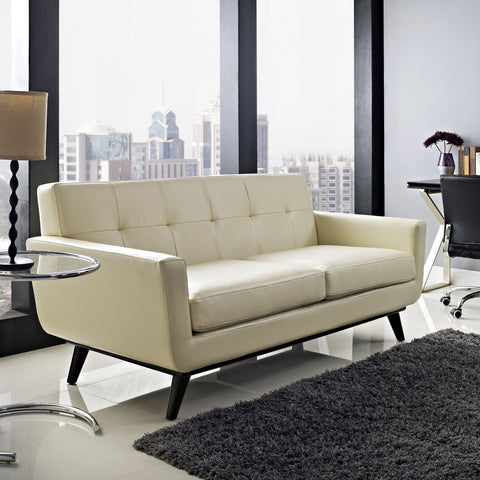 Modway Engage Leather Loveseat