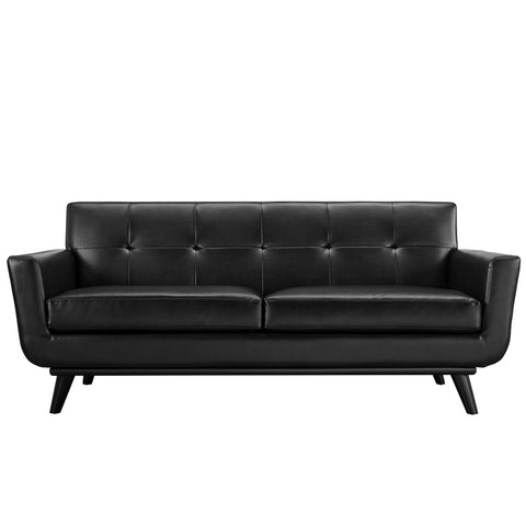 Modway Engage Leather Loveseat
