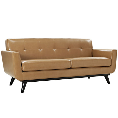 Modway Engage Leather Loveseat