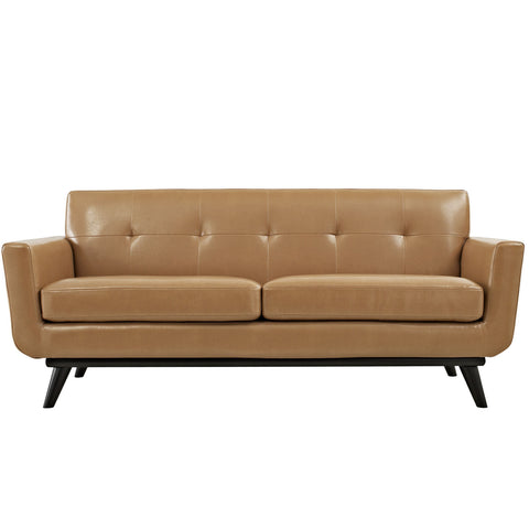 Modway Engage Leather Loveseat