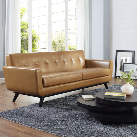 Modway Engage Leather Sofa